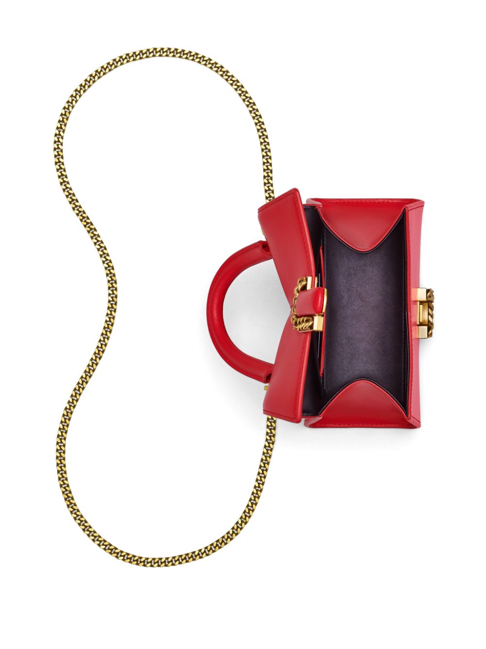 Shop Marc Jacobs The Mini St. Marc Top-handle Bag In Red