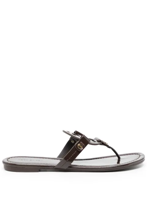 Tory Burch Miller logo-plaque leather sandals