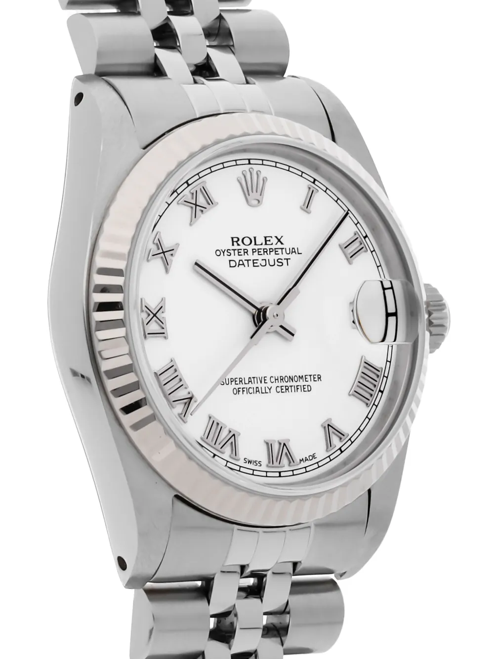 Rolex 1991 pre-owned Datejust horloge - Wit