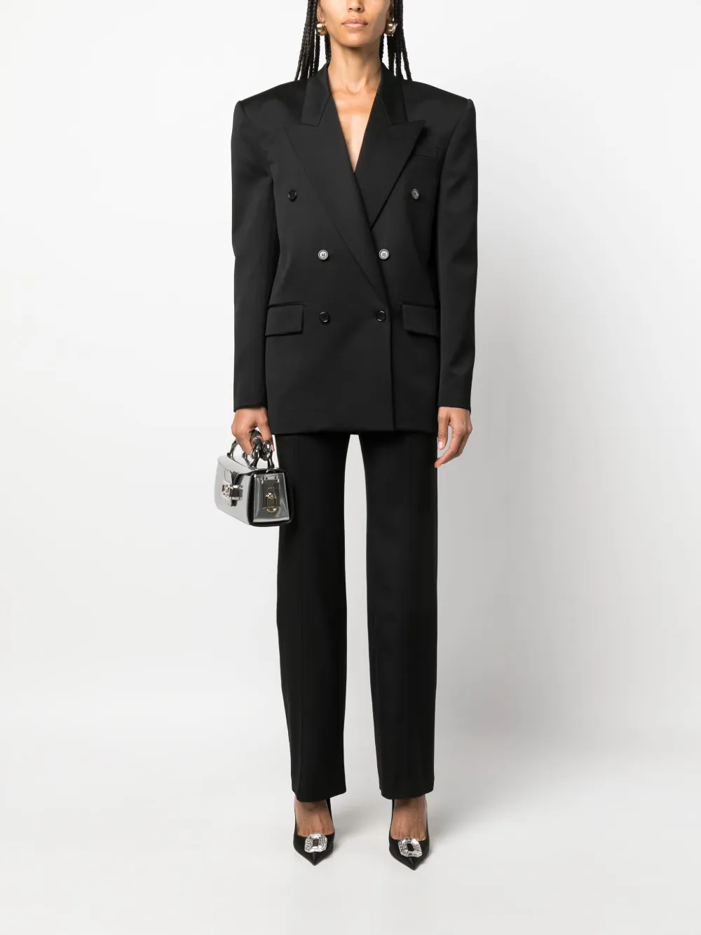 Alaïa side-buckle tailored trousers | Slacks | Image 2