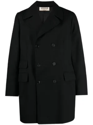 Luc 様rick owens slim drella coat Rick Owens Black Porterville Slim Drella Coat Rick Owens