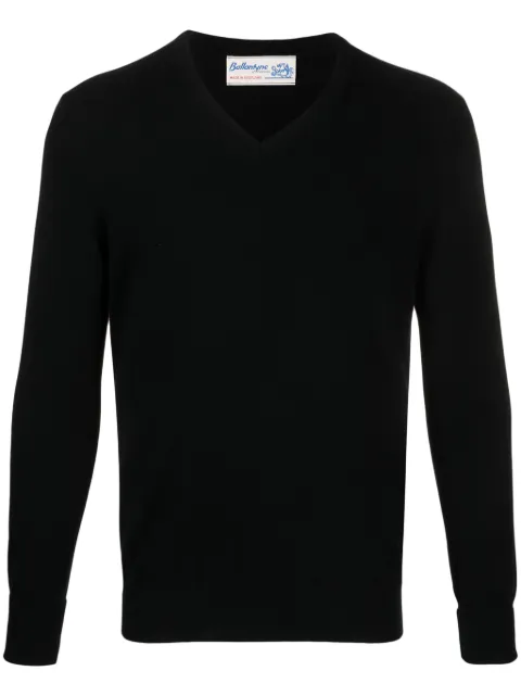 Ballantyne V-neck cashmere jumper