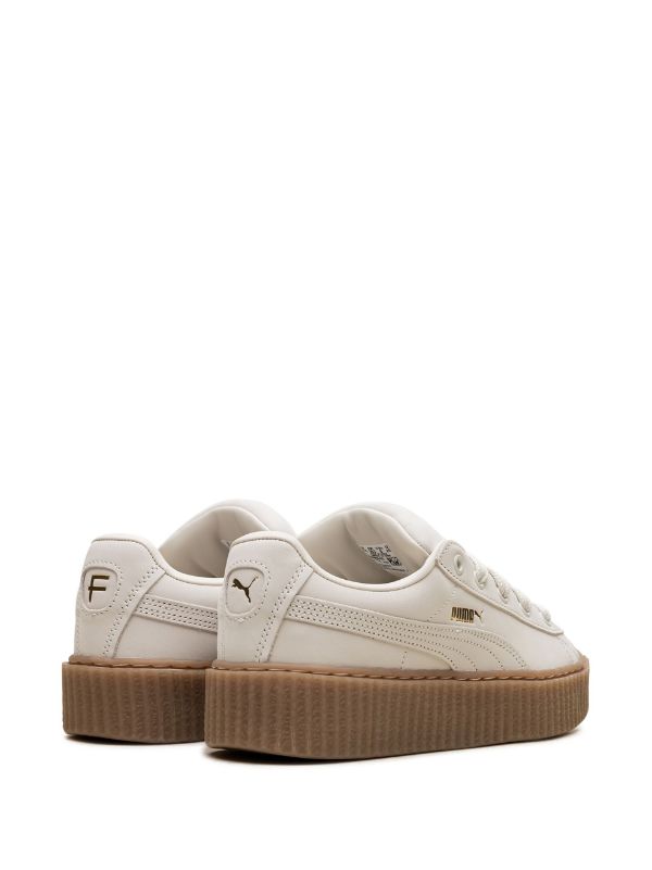 PUMA x Fenty Creeper Phatty Nubuck Sneakers White FARFETCH UK