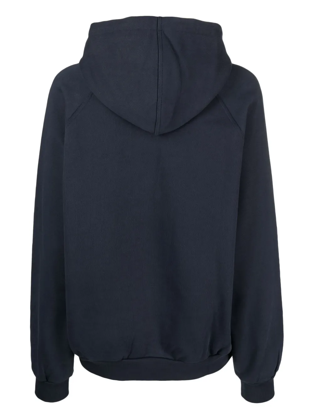 Sunnei logo-print drawstring hoodie - Blauw