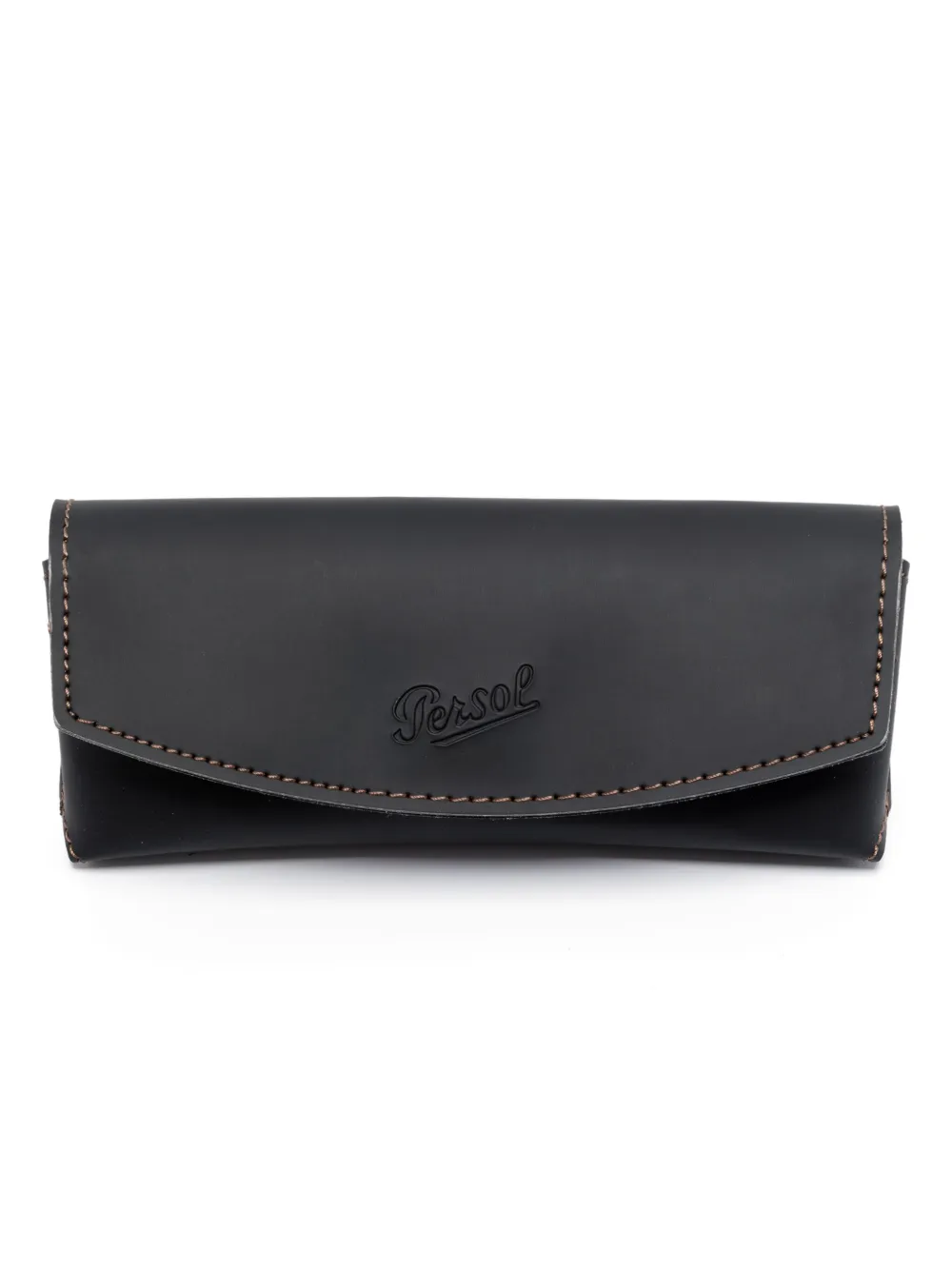Persol Zonnebril met rond montuur Zwart