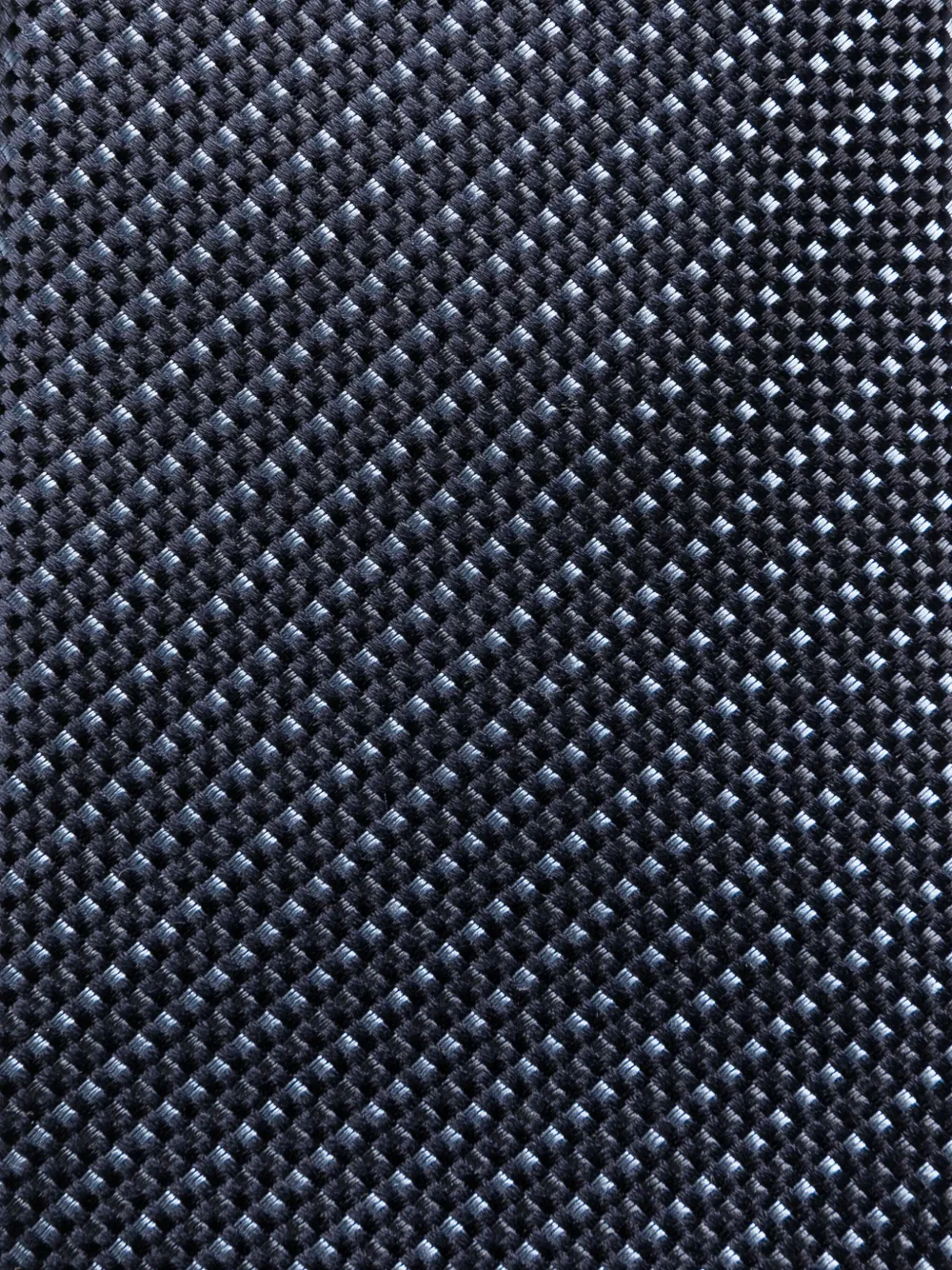 Canali Stropdas met geometrische print - Blauw