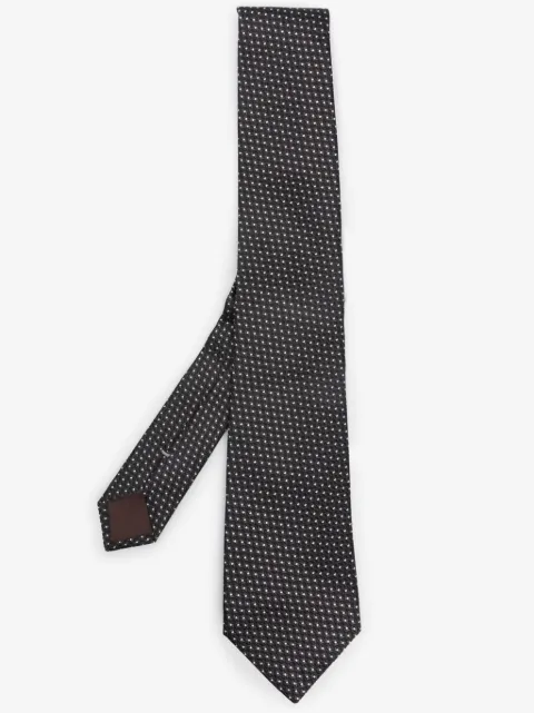 Canali Seidenkrawatte mit geometrischem Muster