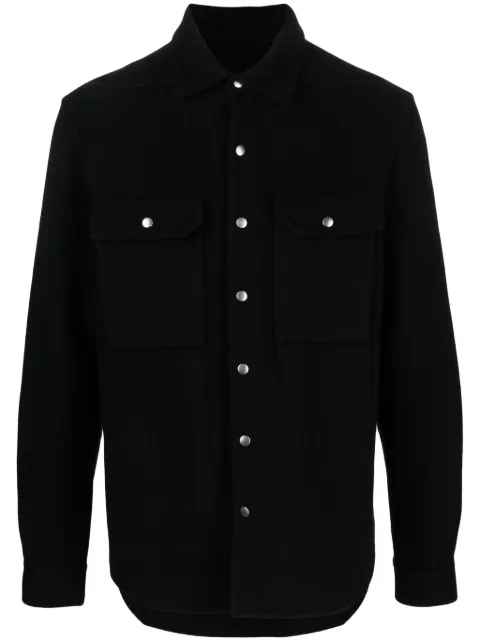 Rick Owens sobrecamisa de cachemira