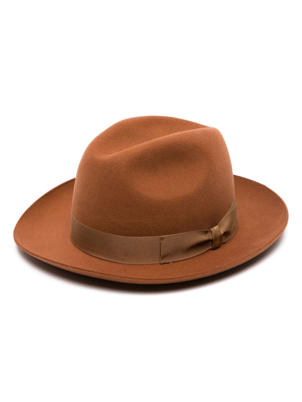 Borsalino Federico Panama Wool Hat In Brown
