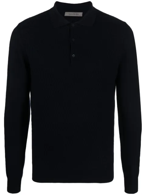 Corneliani virgin wool polo shirt