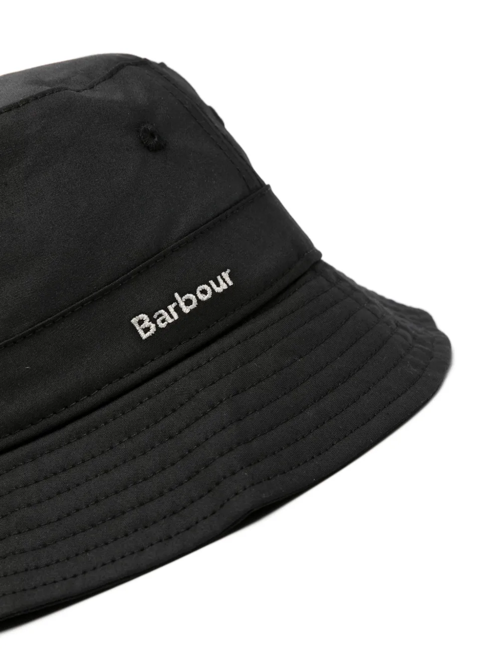 Barbour Belsay cotton bucket hat - Zwart