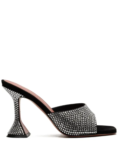 Amina Muaddi Lupita 60mm suede sandals