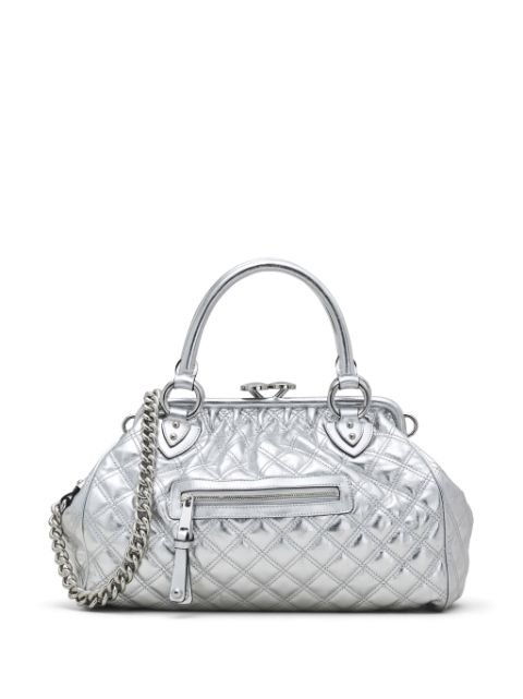 Marc Jacobs Re-Edition Quilted Metallic Leather Stam bag Women