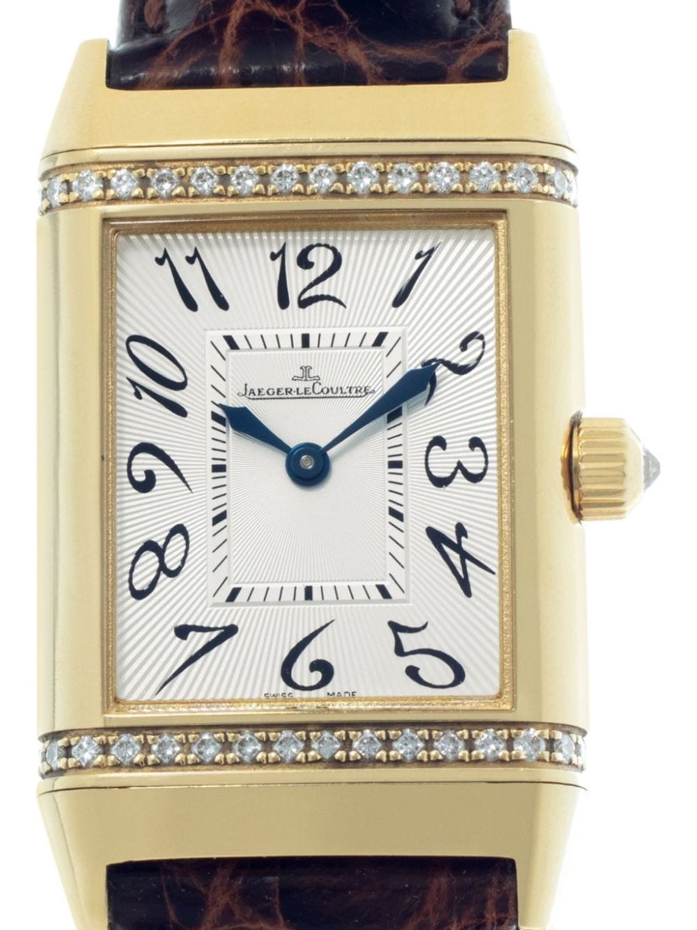 Pre-owned Jaeger-lecoultre  Reverso Duetto Duo 27mm In White