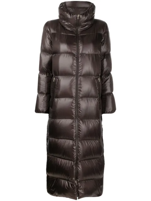 Herno Cappotto midi con scollo a imbuto