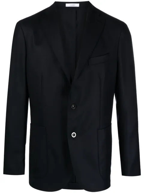 Boglioli single-breasted virgin wool blazer