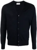 Ballantyne V-neck wool cardigan - Blue