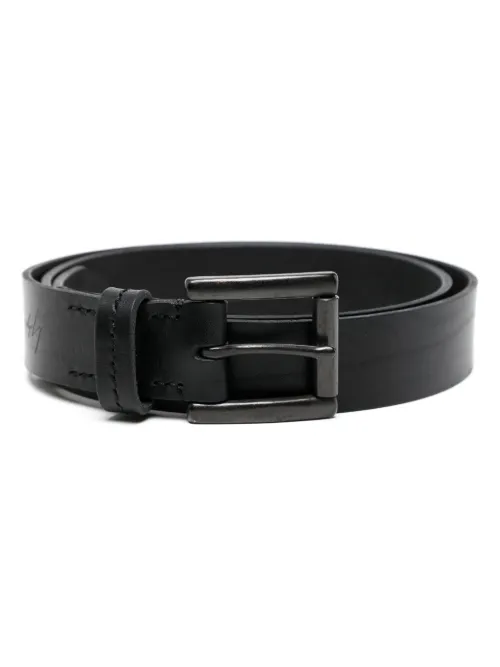 Ceinture en cuir à logo embossé - Yohji Yamamoto - Modalova