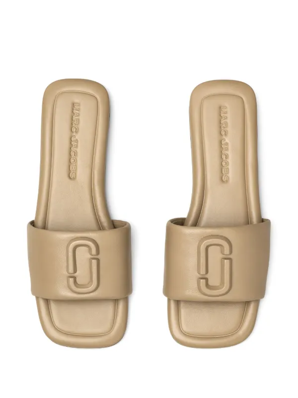 Marc Jacobs The J Marc Leather Sandals | Neutrals | FARFETCH