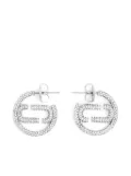 Marc Jacobs The J Marc crystal-embellished earrings - White