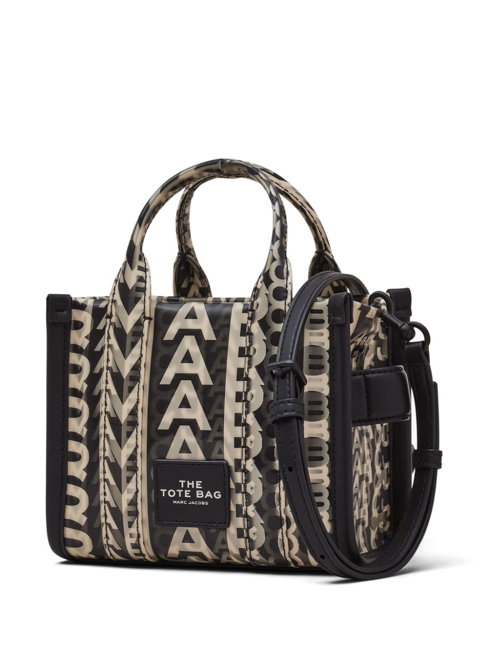 Marc Jacobs The Monogram Lenticular crossbodytas Beige