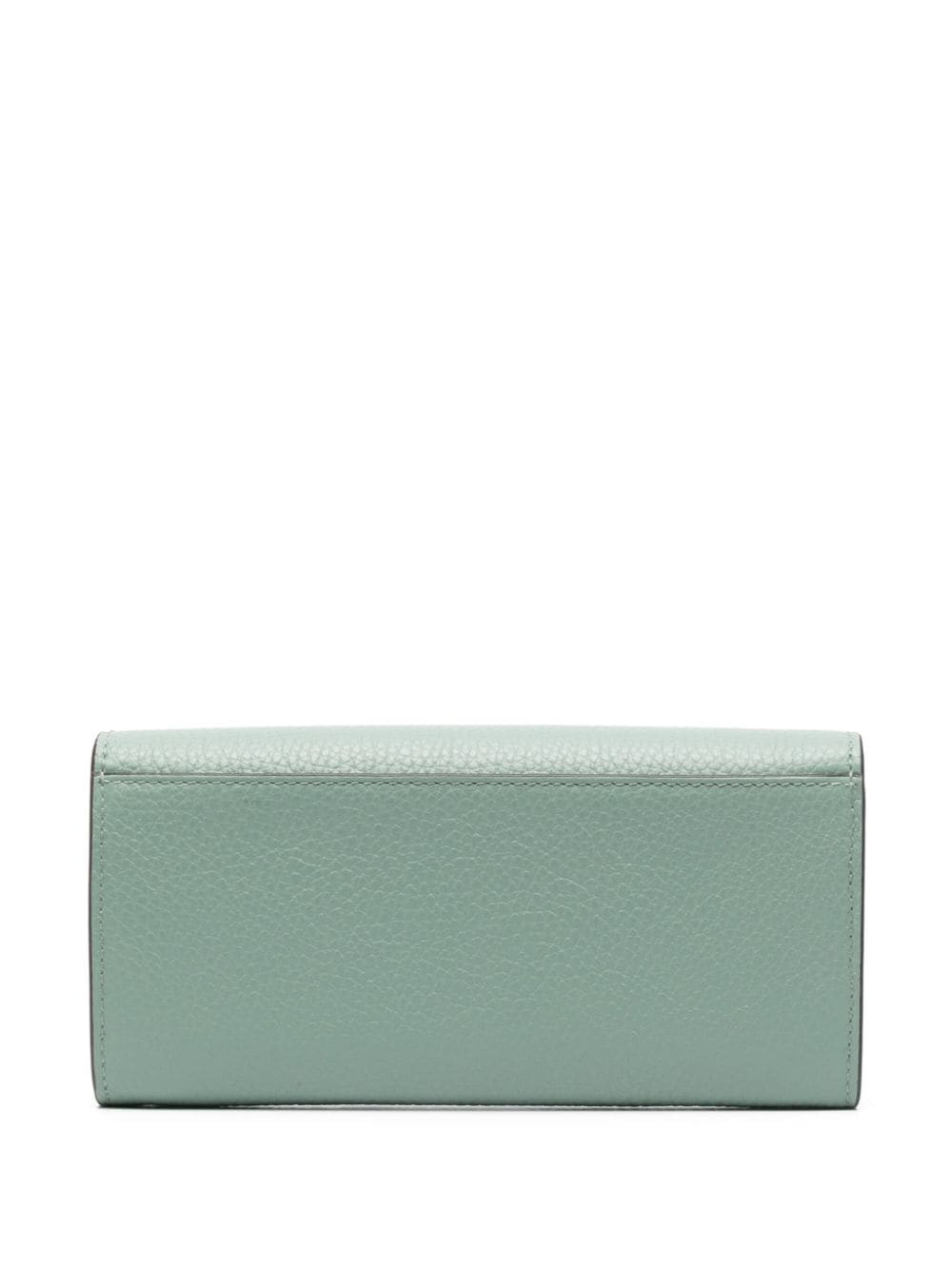 Shop Furla Camelia Leather Wallet In Green