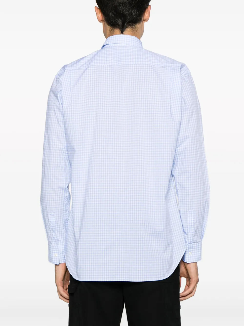 Comme Des Garçons Shirt Geruit overhemd Blauw