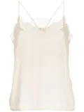 Stella Nova Cita Lou floral-lace silk top - White