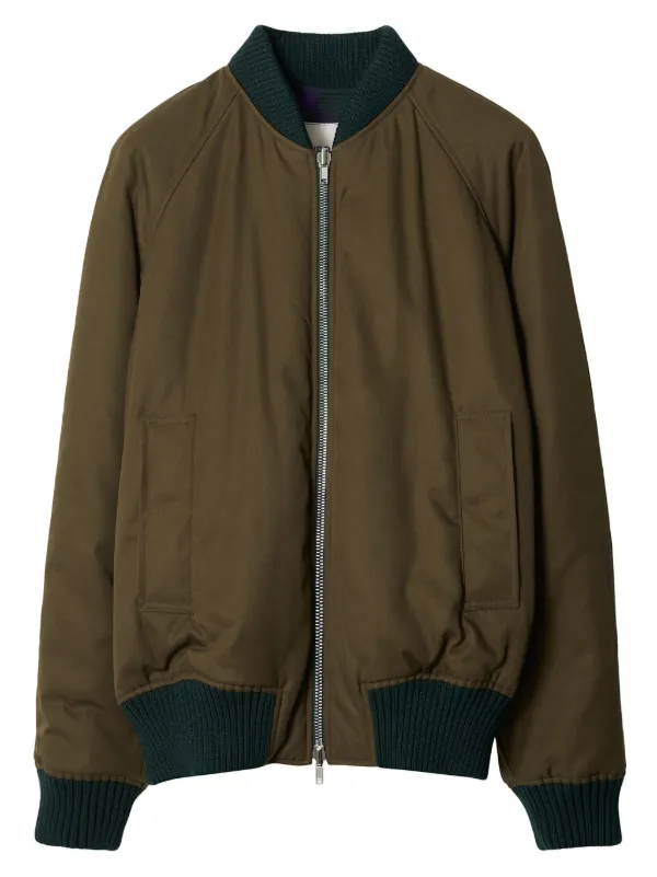 Burberry reversible sale bomber jacket