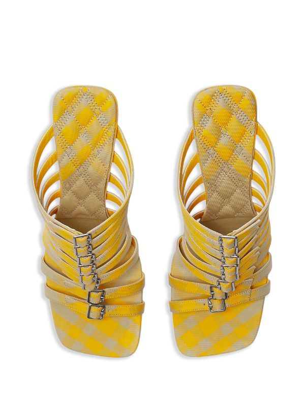 Burberry sandals deals yellow