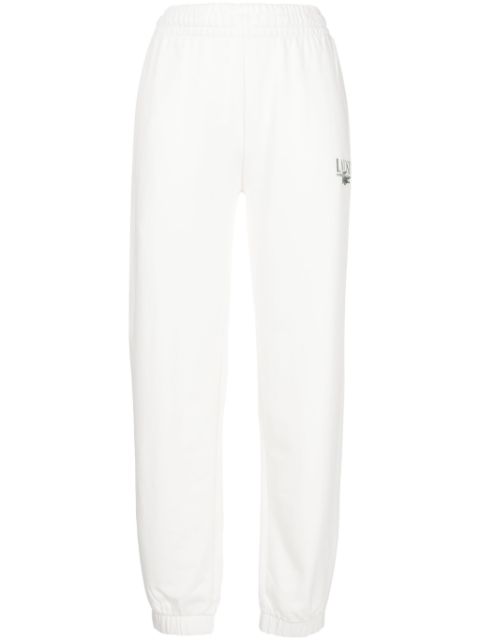 Lacoste logo-print cotton blend track pants Women