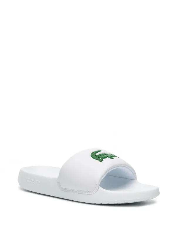 Lacoste store rubber slides