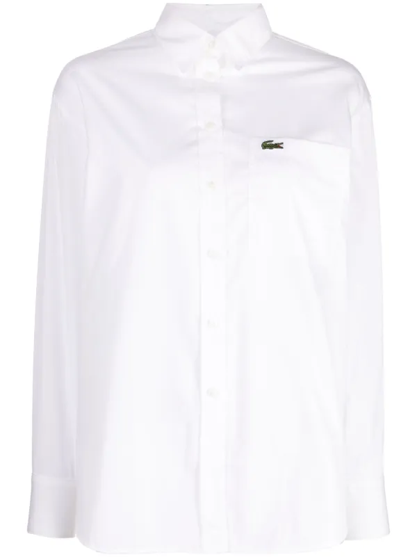 Lacoste white dress store shirt