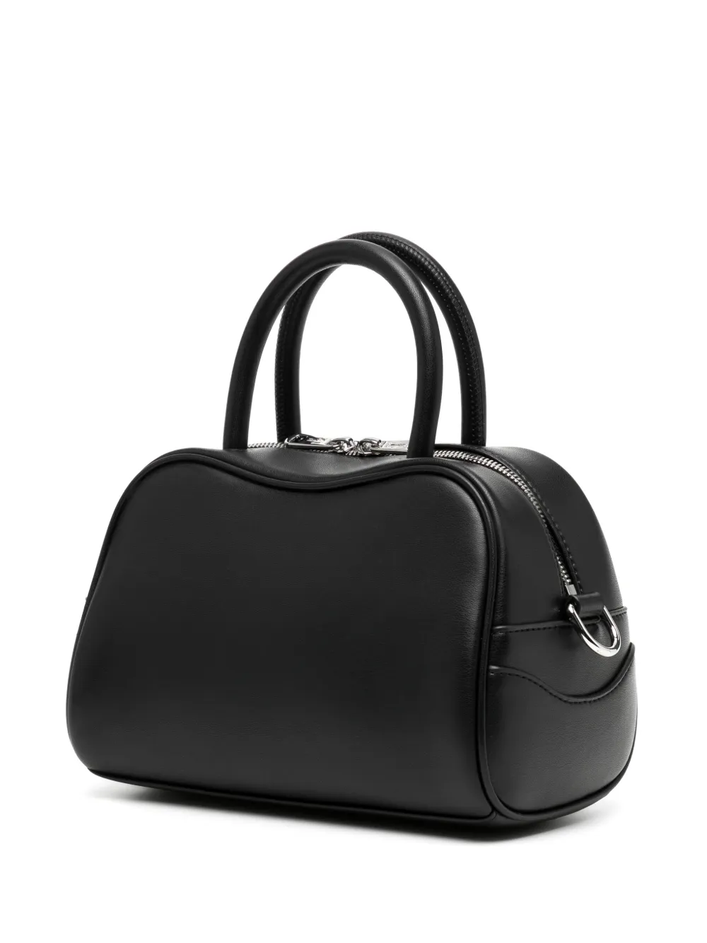 Lacoste Lora leren shopper Zwart