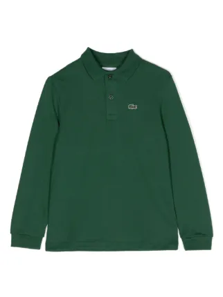 Boys lacoste clearance long sleeve polo