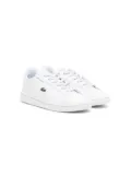 Lacoste Kids Carnaby Pro leather sneakers - White