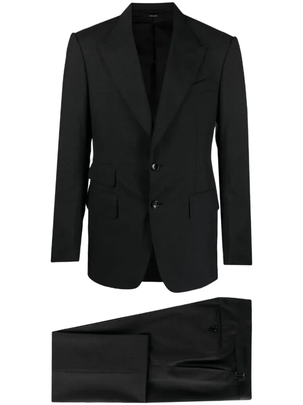 ナーチャン TOM FORD ブラック スリーピーススーツ TOM FORD シングルスーツ | グレー | FARFETCH JP