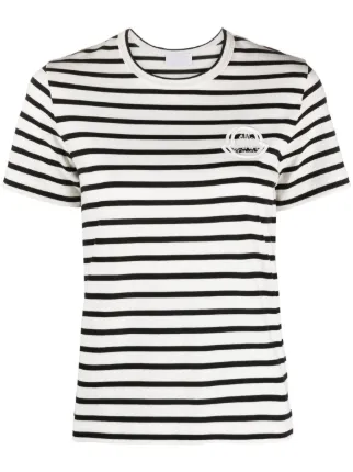 Moncler ストライプ Tシャツ | ホワイト | FARFETCH JP