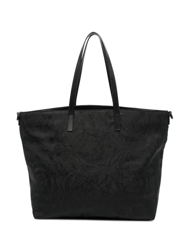 Black tote 2025 changing bag