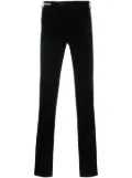 Corneliani straight-leg cotton-blend trousers - Black