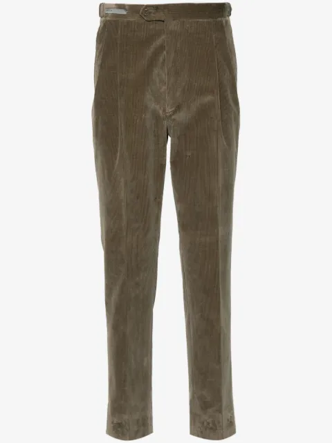 Corneliani pantalones slim de pana
