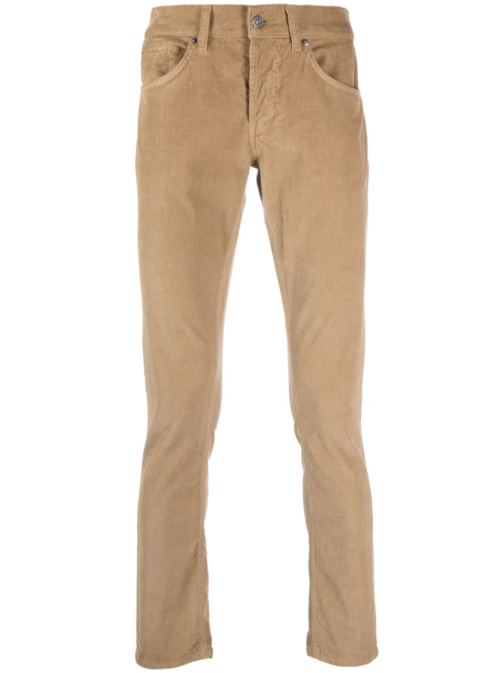 DONDUP Ribfluwelen broek Beige