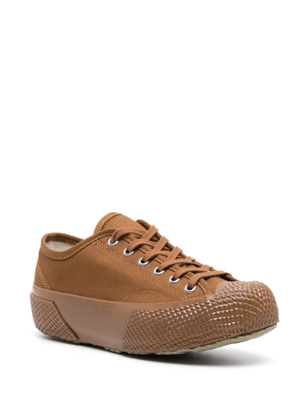 Shop Superga Military Deck Lace-up Sneakers In Brown