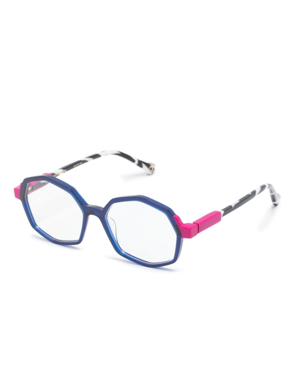 Etnia Barcelona Parma geometric-frame glasses - Blauw