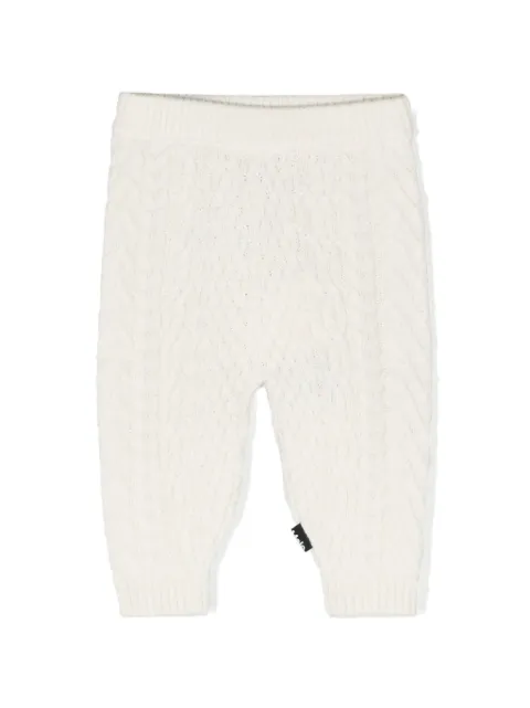 Molo Sedge cable-knit trousers