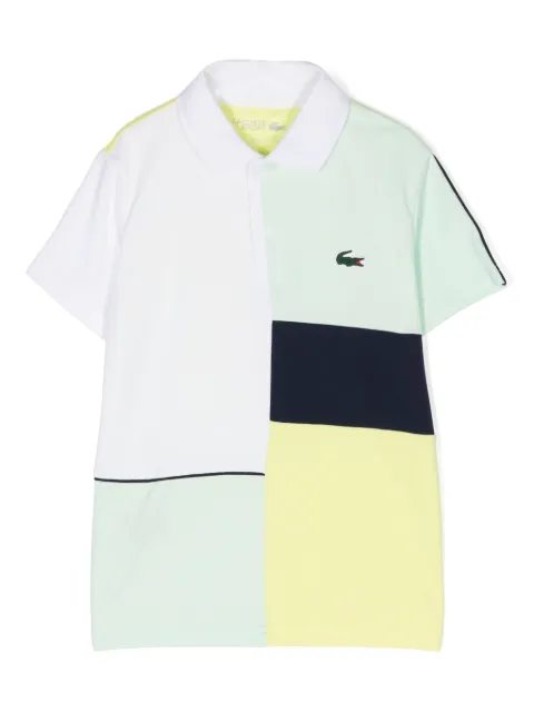 Lacoste Kids 피케 위브 테니스 폴로 셔츠