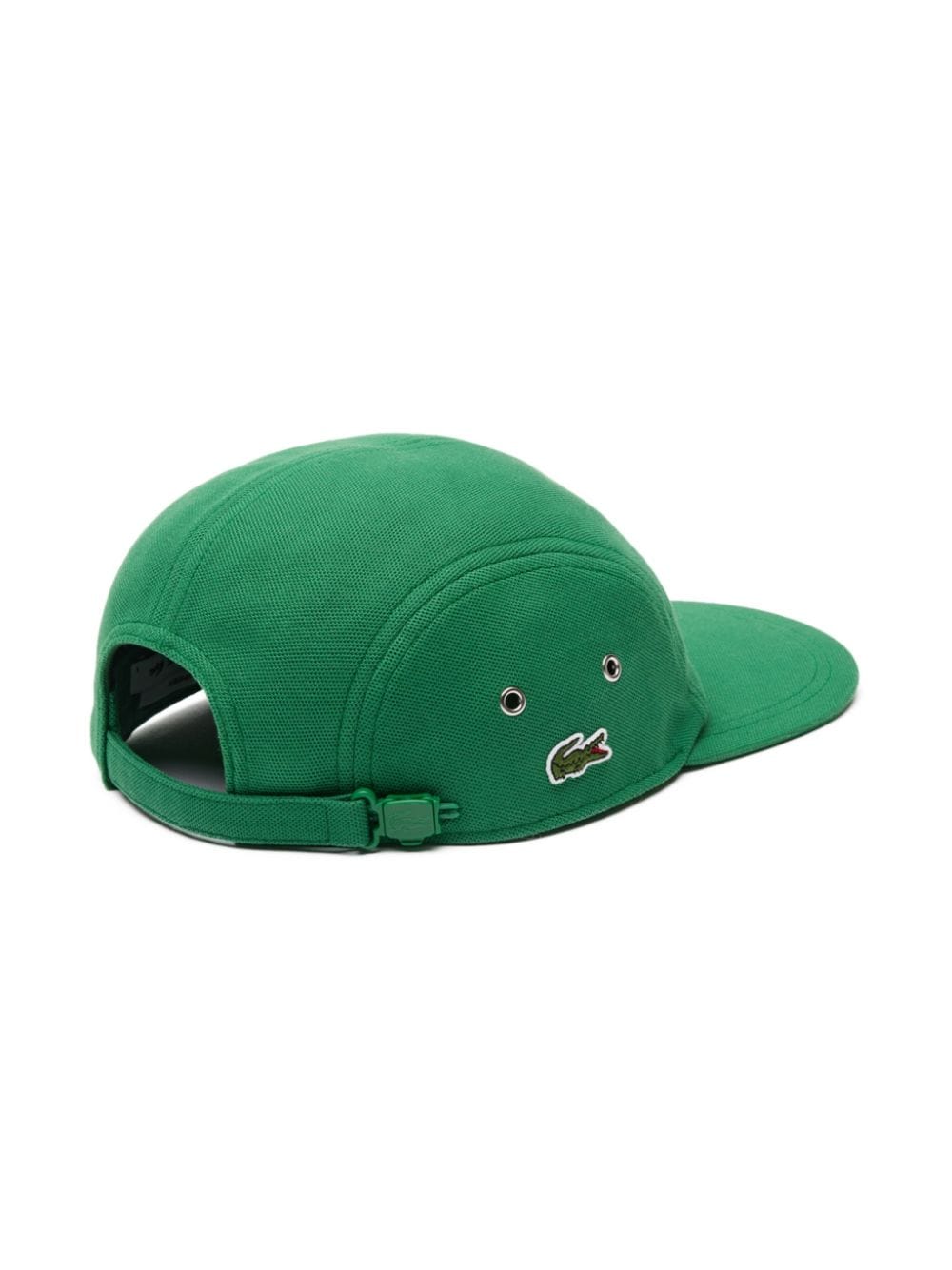 Shop Lacoste Logo-patch Organic Cotton Cap In Green