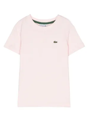 Lacoste t shirt rose hot sale