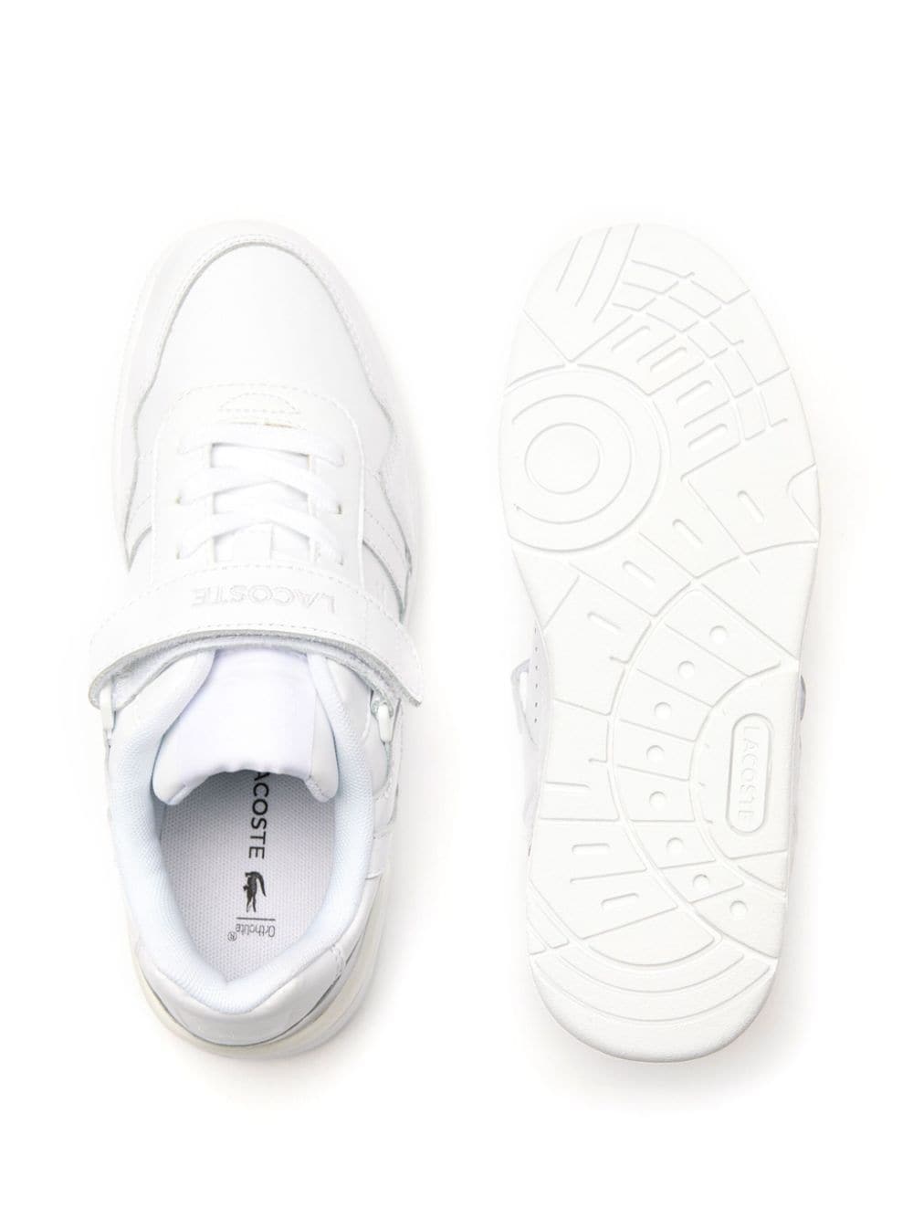 Lacoste T-Clip touch-strap Leather Sneakers - Farfetch