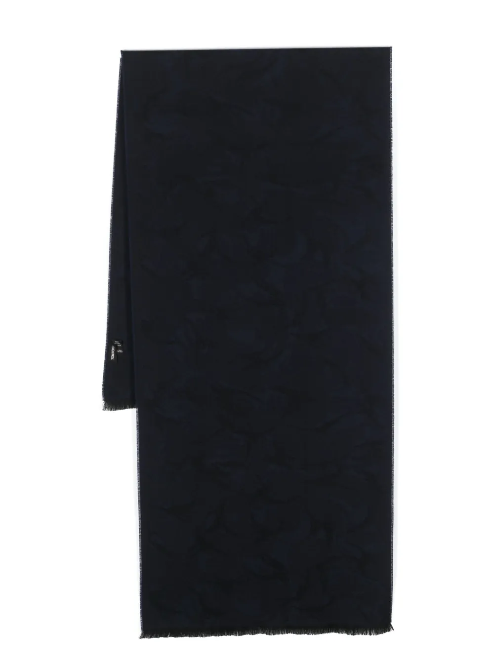 TOM FORD Sjaal met jacquard Blauw